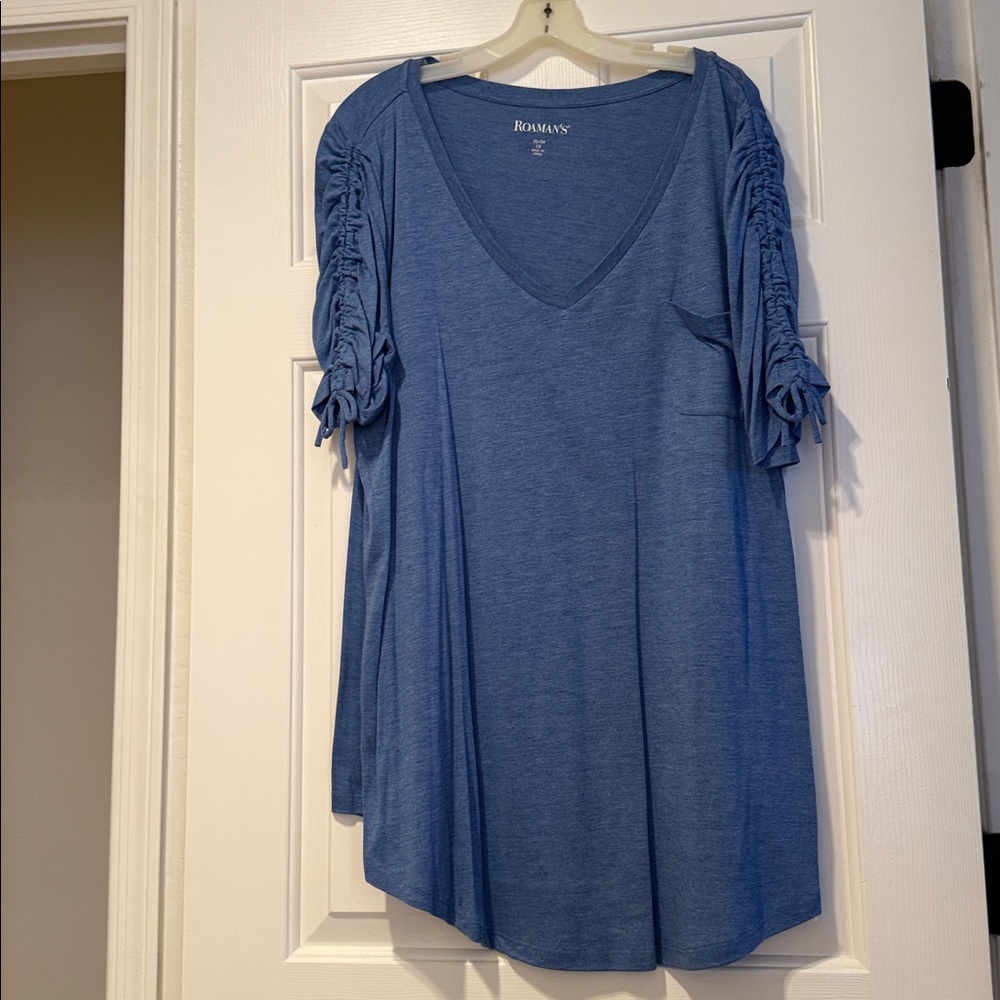 Roaman's Blue Short Sleeve Tee